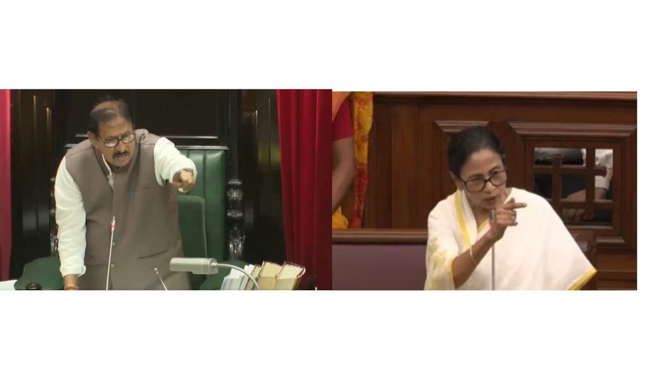 Unprecedented unrest in the Assembly, several BJP MLAs including Subhendu-Agnimitra suspended due to continuous uproar