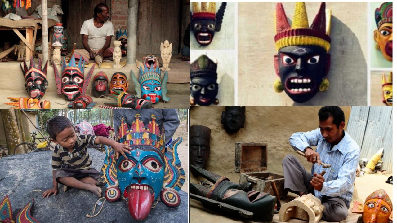 The face art of mahishbathan is changing modern life