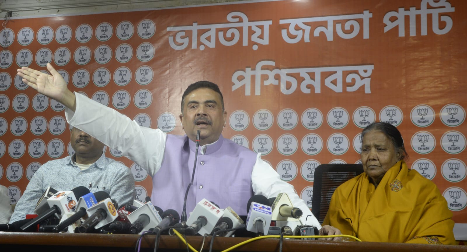 The same aggression in both parts of Bengal; baton charge due to Hindu identity.